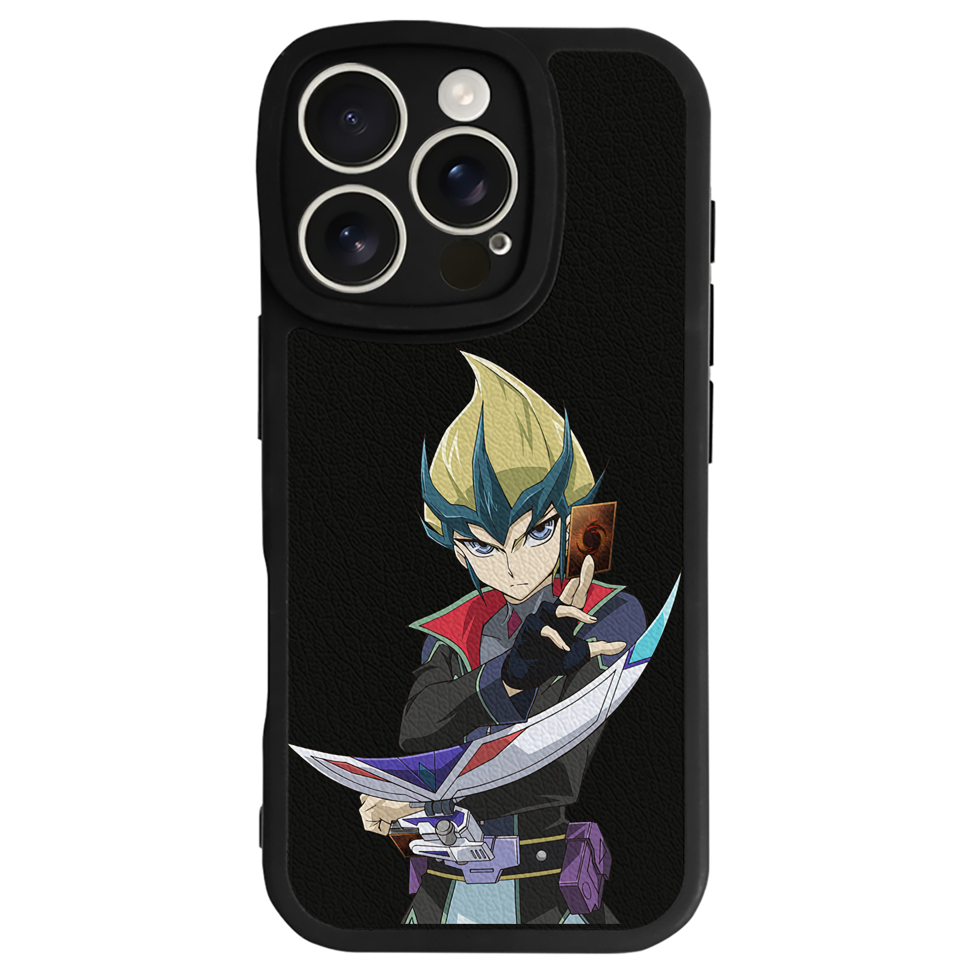遊☆戯☆王 Yu-Gi-Oh! 【iPhone 16シリーズ対応】シリコンスマホケース（レザー調） 材質：シリコン